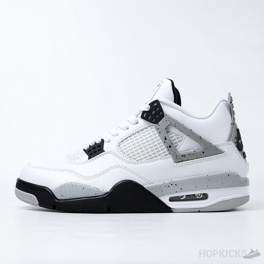Jordan 4 Retro 'White Cement' (Dot Perfect)