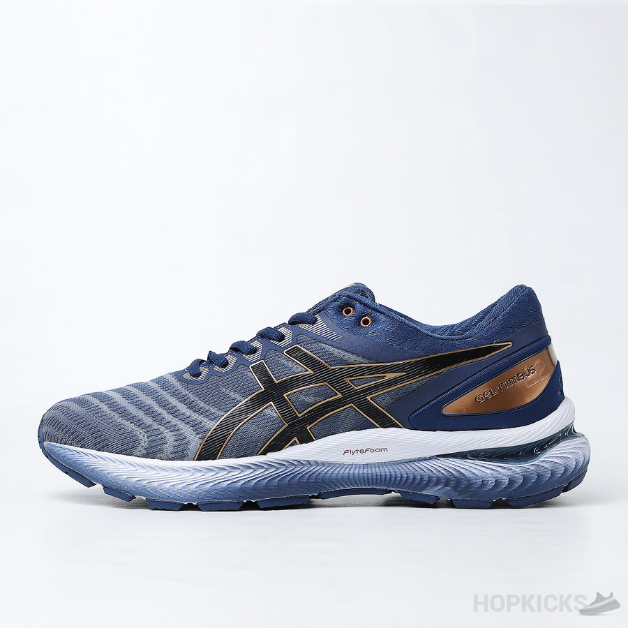 ASICS Gel Nimbus 22 Blue Black (Premium Batch)