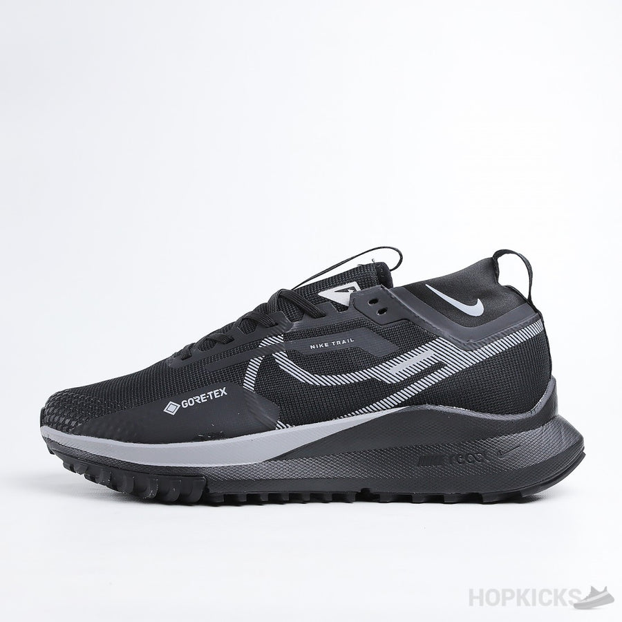 NK React Pegasus Trail 4 Gore-Tex Black Wolf Grey (Premium Plus Batch)