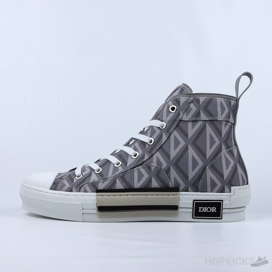 D.I.O.R B23 High Top Gray CD Diamond