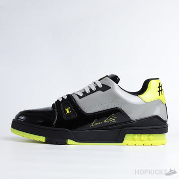 L.V Trainer Sneaker Black Yellow