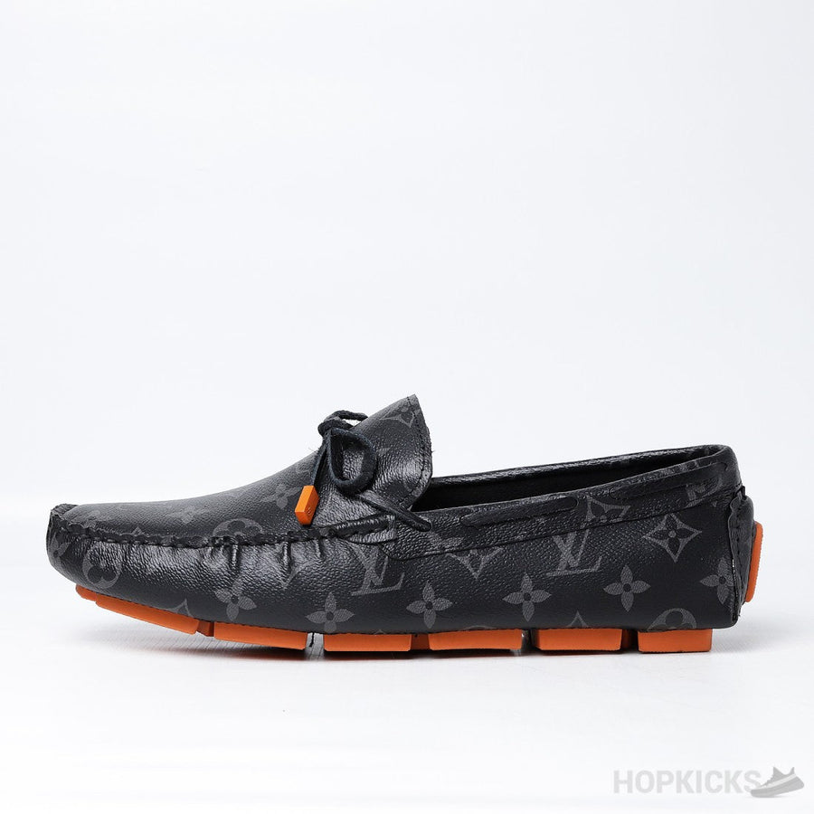L.V Driver Moccasin Monogram Eclipse Loafer