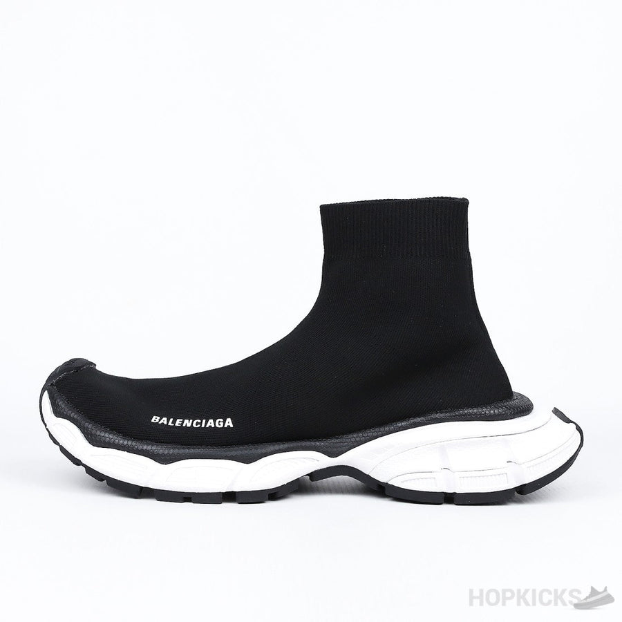 Balenciaga 3XL Sock Black White.