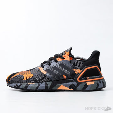 Adi Ultra Boost 20 Core Black Signal Orange (Dot Perfect)