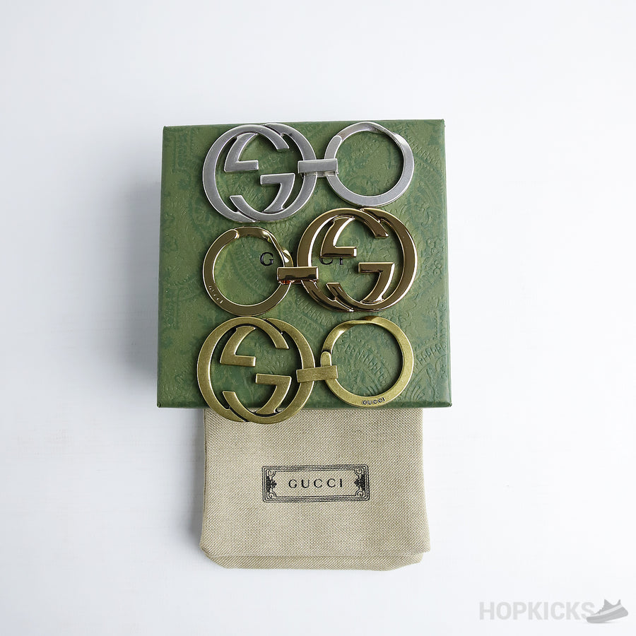 GCC Logo Keychain Silver Gold & Brass