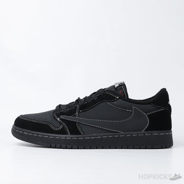 TS x Jordan 1 Low OG 'Black Phantom' (Dot Perfect)