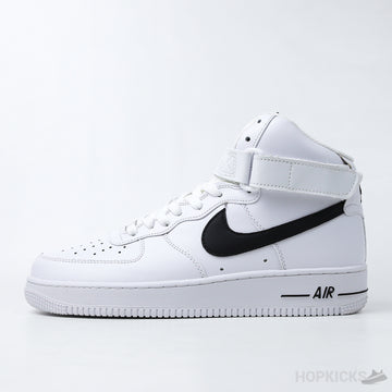 NK Air Force 1 High White Black (Dot Perfect)