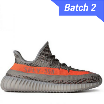 Yzy Boost 350 grey/solar red [ DOT PERFECT VERSION ]