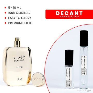 Hawas Elixir (EDP) (Decant) (Authentic/Original) [5ml - 10ml]