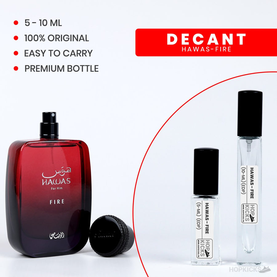 Hawas Fire (EDP) (Decant) (Authentic/Original) [5ml - 10ml]