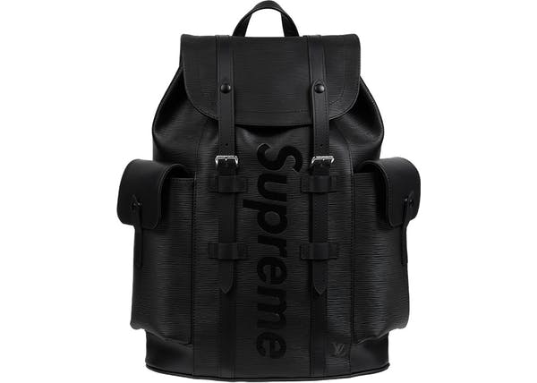 LV x SPRM Christopher Black Backpack [ DOT PERFECT VERSION ]