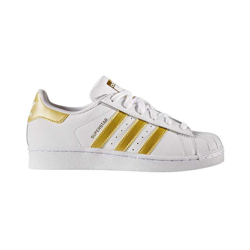 Adi Superstar Gold [ FLASHY STRIPE / PREMIUM MATERIALS]