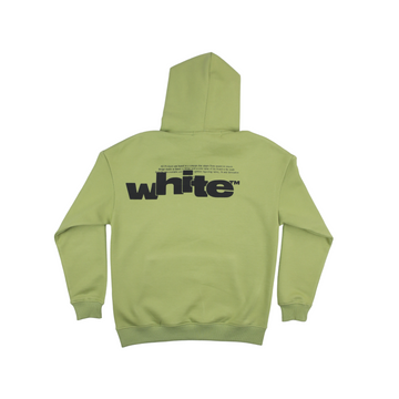 Off-White Military Green Shared Logo Skate Hoodie (Dot Perfect)