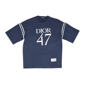 Christian D.I.O.R Men's Blue Tee