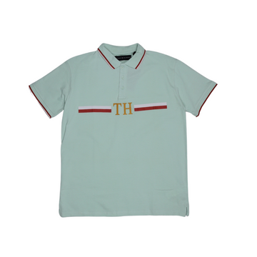 Tom Hilfiger Stripped White Polo T-Shirt (Economy Batch)