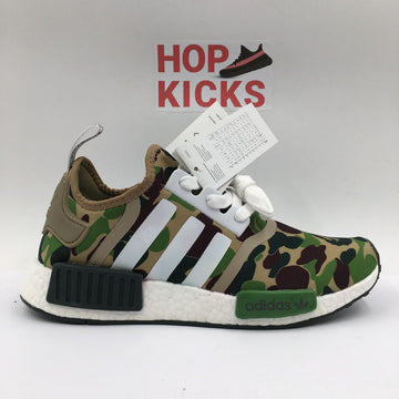 BAP x Adi NMD R1 Primeknit "Camo Green" [ REAL BOOST ]