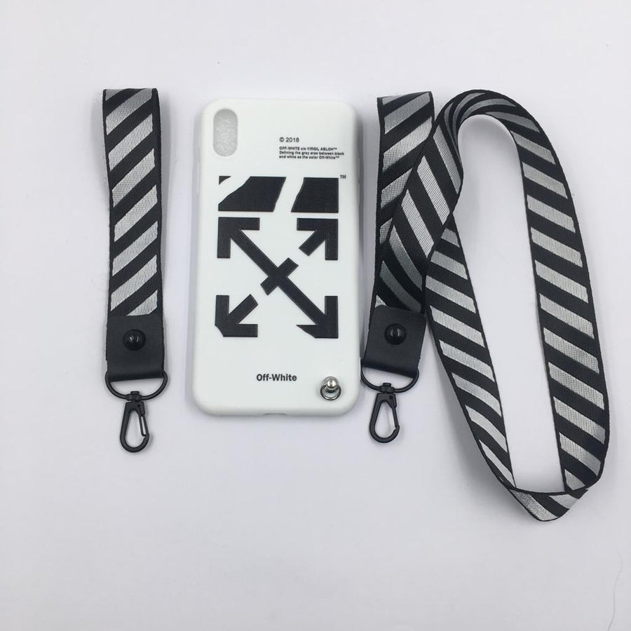 OW White Classic Black Cross