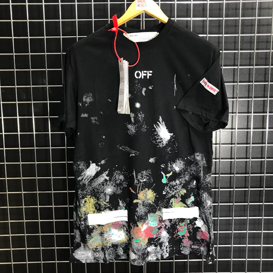 OW FIRE WORKS T shirt tag on sleeves