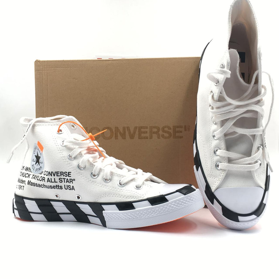 OW x Converse 2.0 Chuck 70 Hi White/Black [Dot Perfect Version]