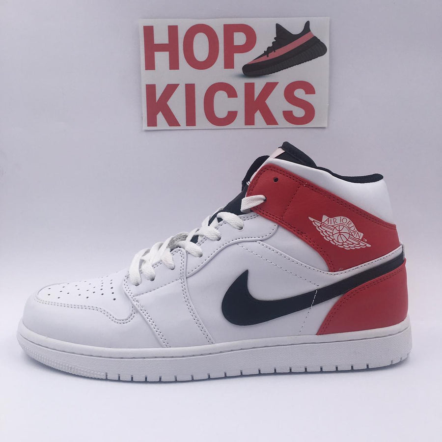 Jordan 1 Mid Chicago White