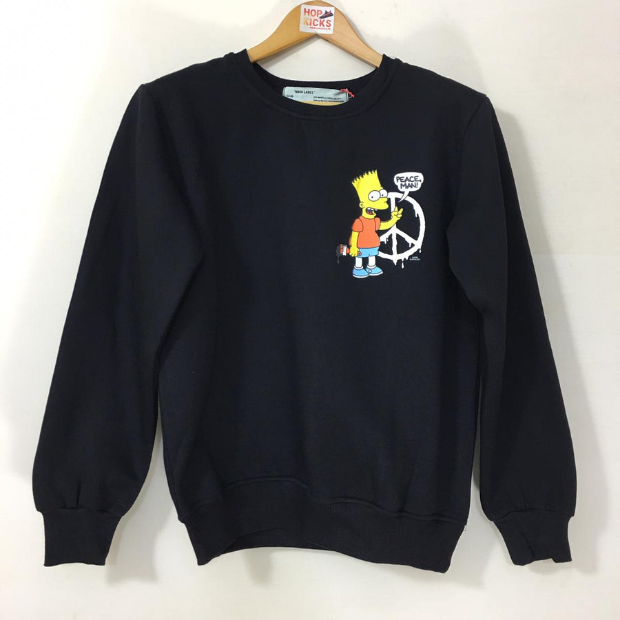 OW Bart Simpson Peace Sweatshirt