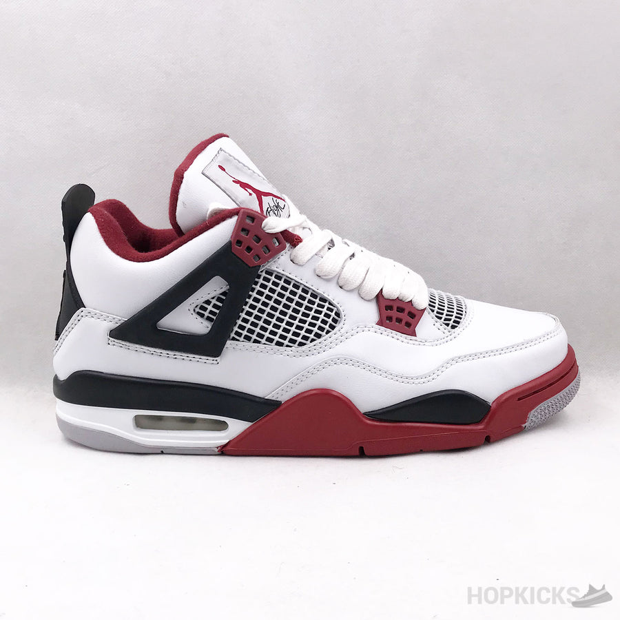 Jordan 4 White Maroon