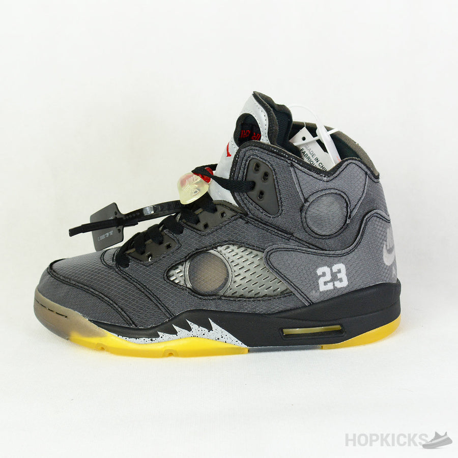 OW x Jordan 5 Retro Black [Premium Batch]