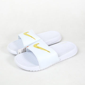 Benassi Swoosh Gold White [Economy Version]