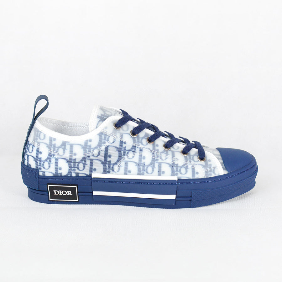 D*r Oblique Low Navy Blue White