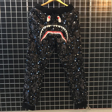 BAP Space camo Sweat Pants - GLOW In the dark