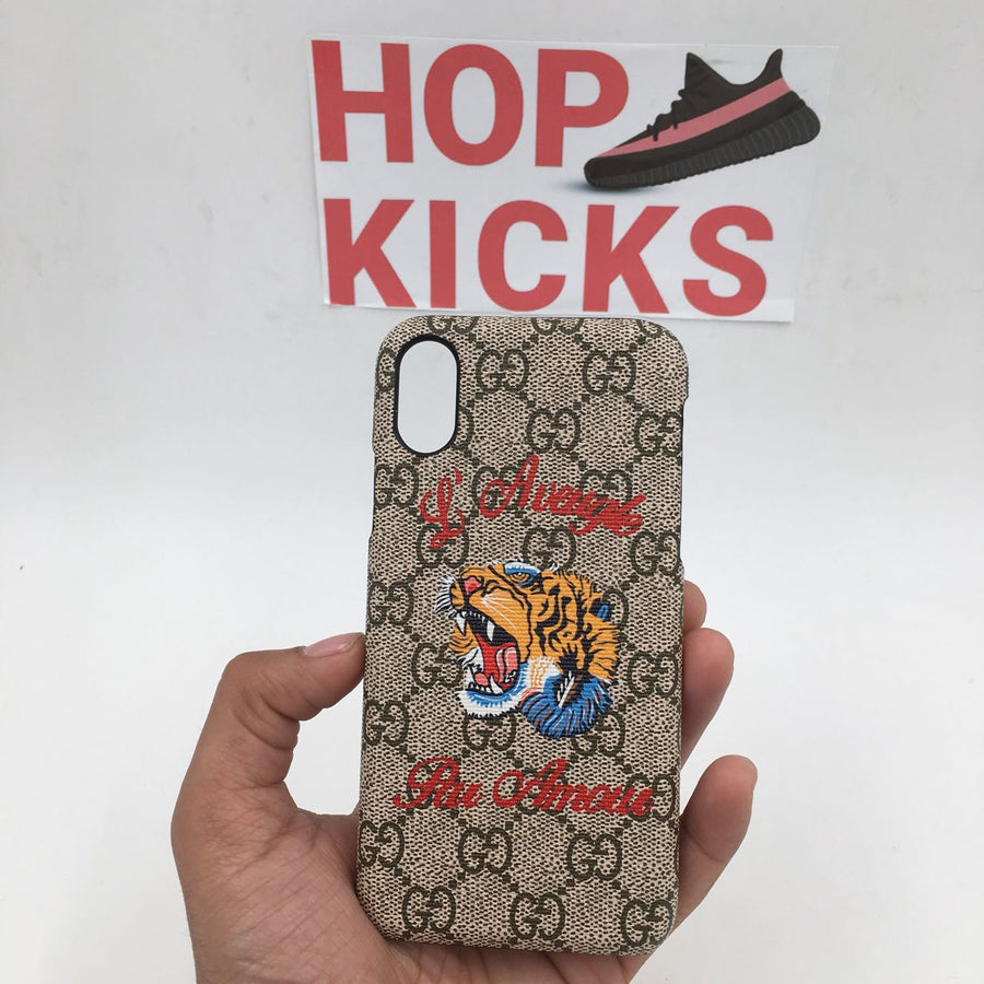I phone X Lion Cover [ Premium Materials ]