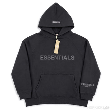 Essentials Black Pullover Hoodie
