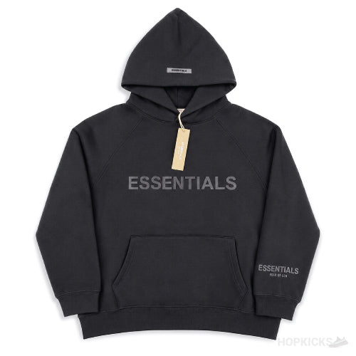 Essentials Black Pullover Hoodie