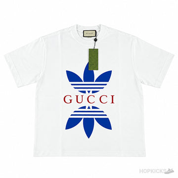 Adi x Gcc Trefoil Print White T-Shirt