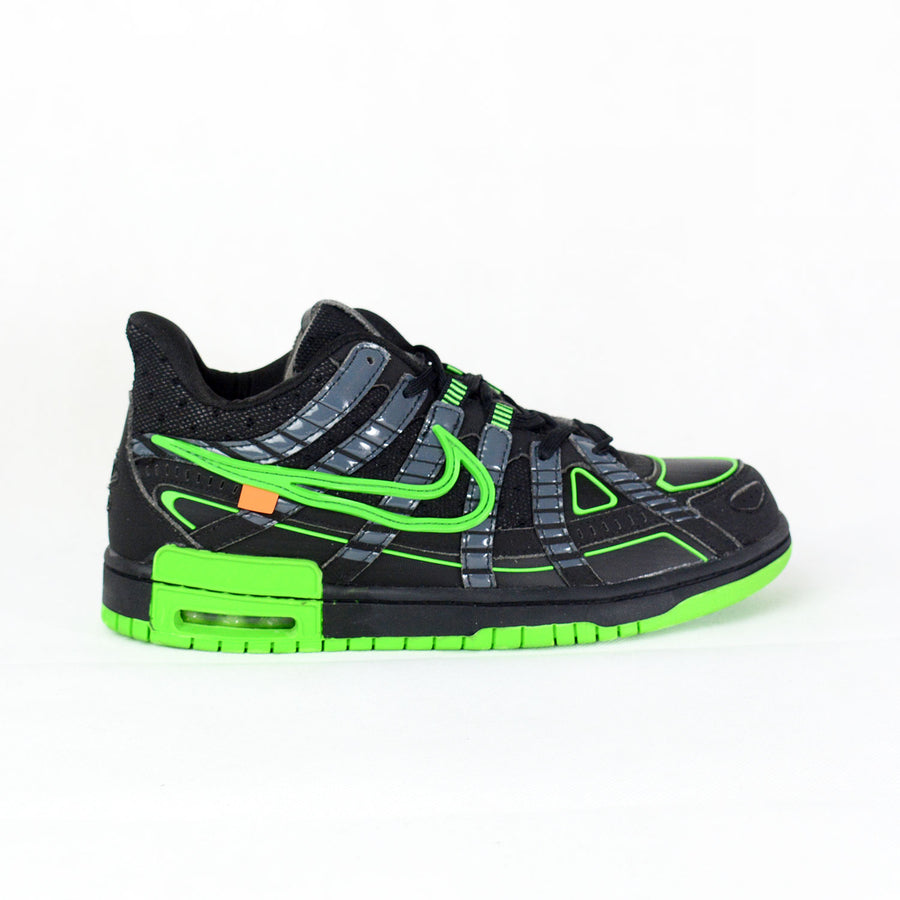 OW X Air Rubber Dunk Green Strike