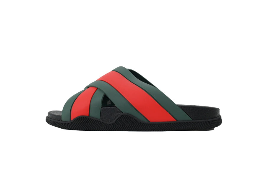 GCC Rubber Slide Sandal Red and Green (Top Tier On pre order)