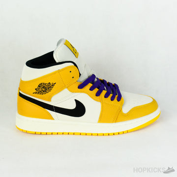 Jordan 1 Mid SE Lakers