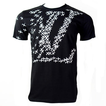 LV Planes Tee Black