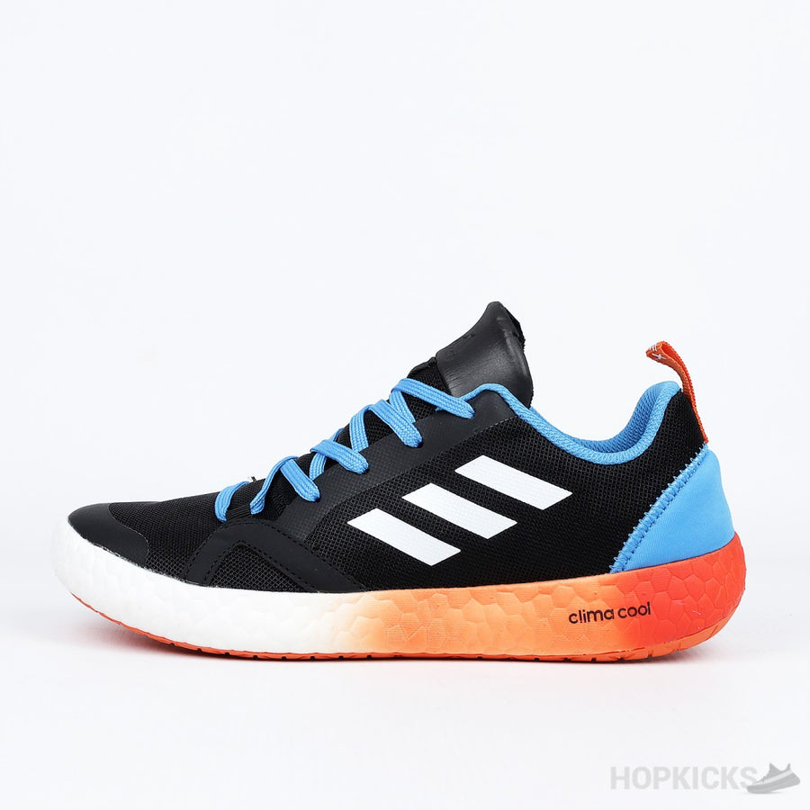 Adi Terrex Climacool Boat Black White Orange Blue (Premium Batch)