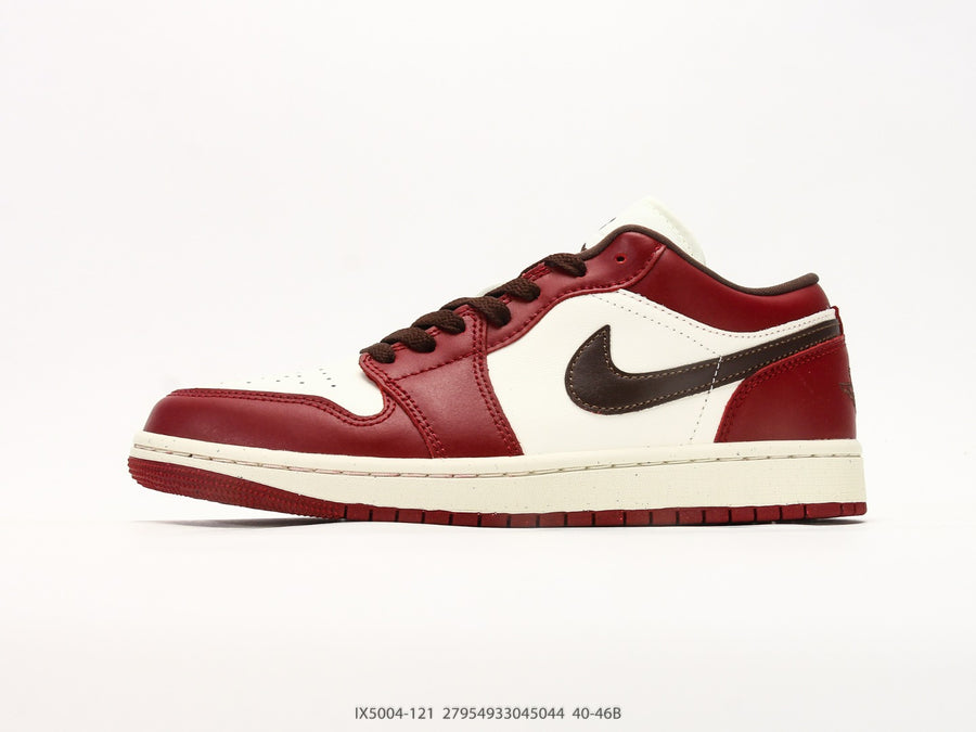 Air Jordan 1 Low 'Bordeaux Wine / Black' (Pre-Order)
