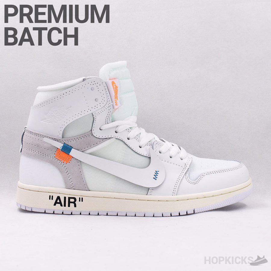 OW x Jordan 1 High White