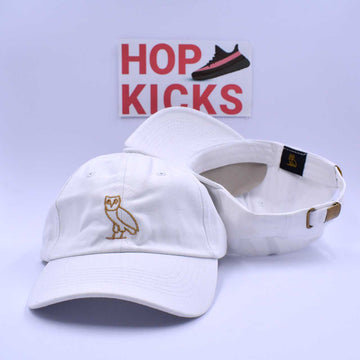 DRAKE OVO Owl White [ HYPED CAP ]