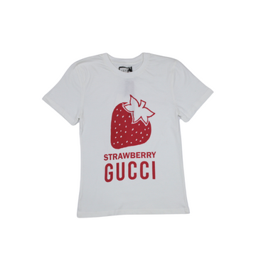 GCC X Strawberry White T-Shirt (Economy Batch)