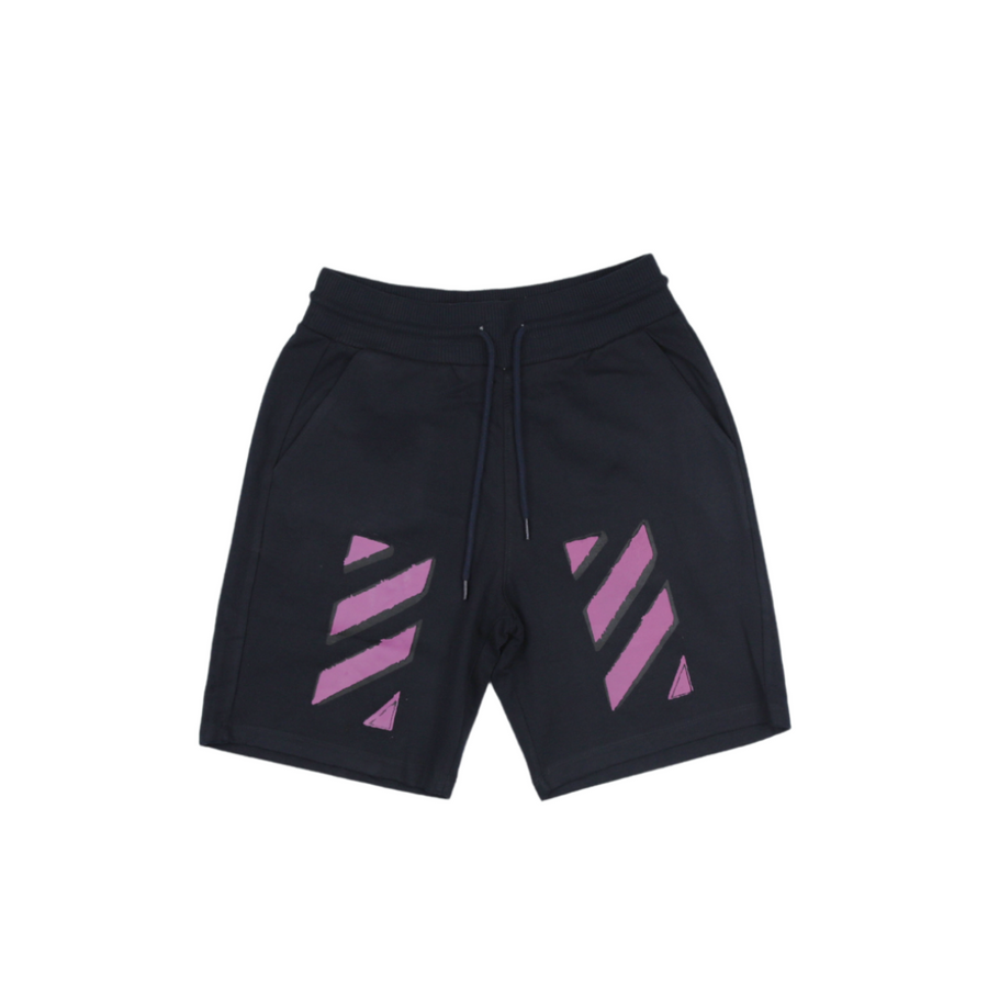 Off-White Tape Arrows Blue Sweatshorts