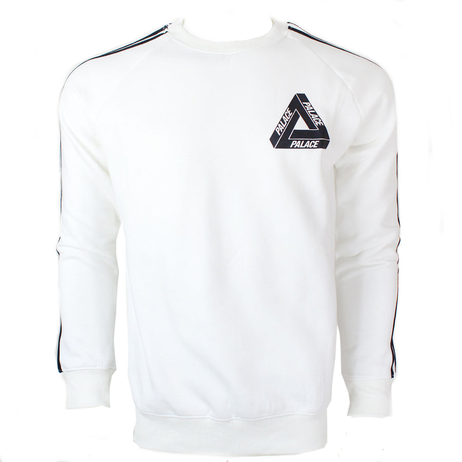 Palace X Adi White Sweatshirt
