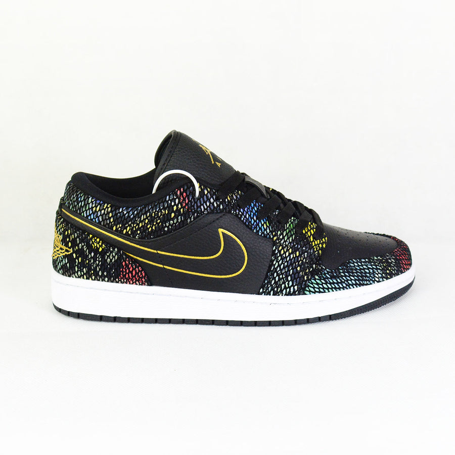 Jordan 1 Low Multicolor Snakeskin