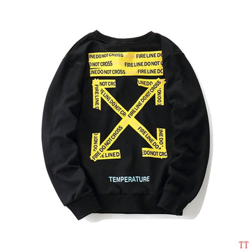 OW FIRE TAPE FLEECE SWEATSHIRT [ TOP MATERIALS ]