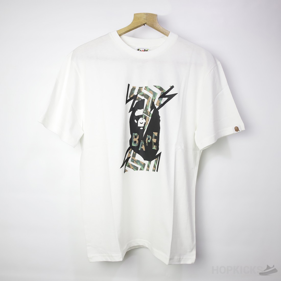 Bape Fighting Camo Ape White T-Shirt