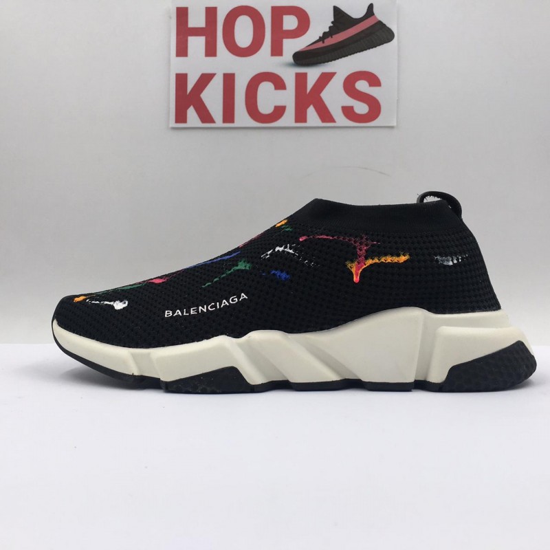 balenciaga speed runner paint