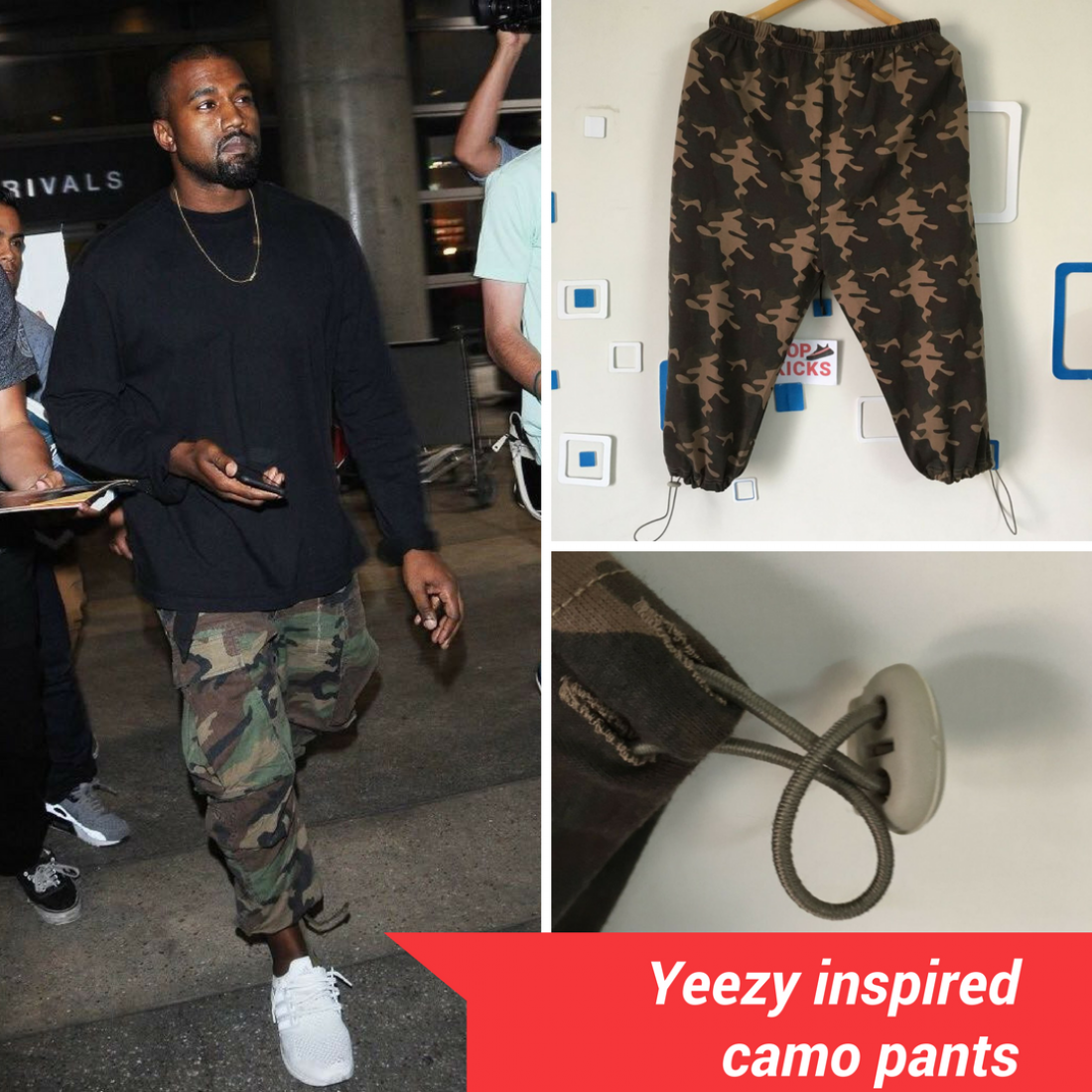 kanye camo pants